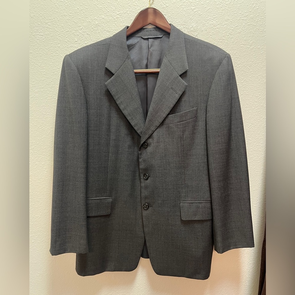 Hickey Freeman Dark Gray Blazer